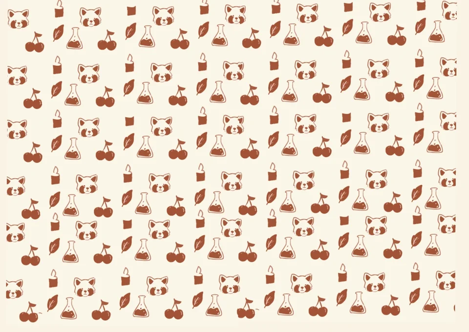 Panda Lab — Illustrated pattern