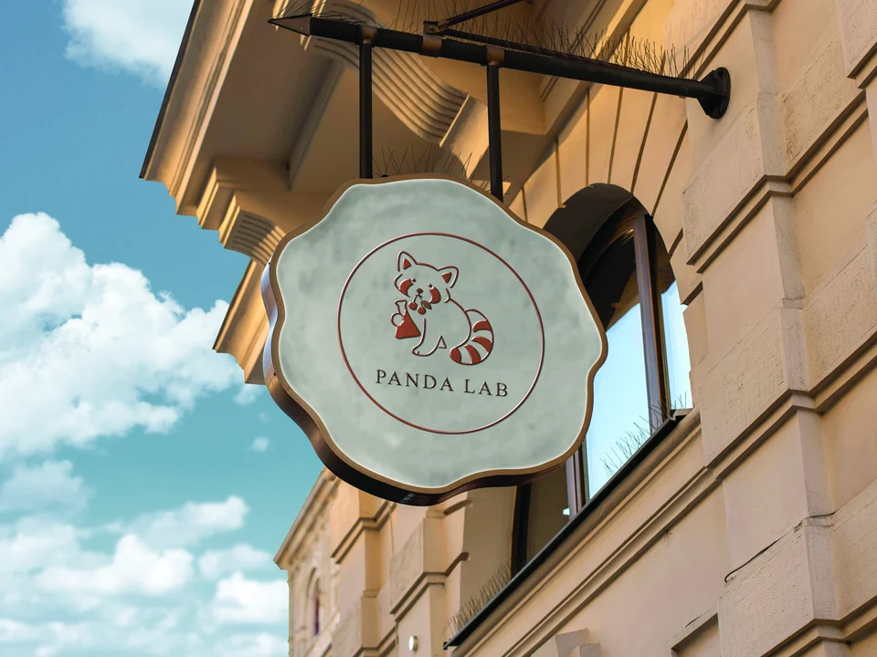 Panda Lab — Sign poster